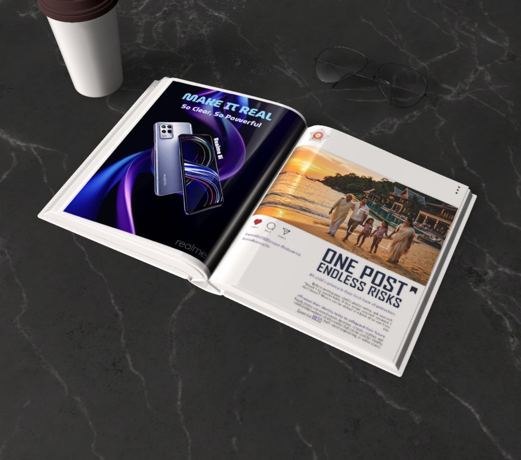 magazine mockup snapshot